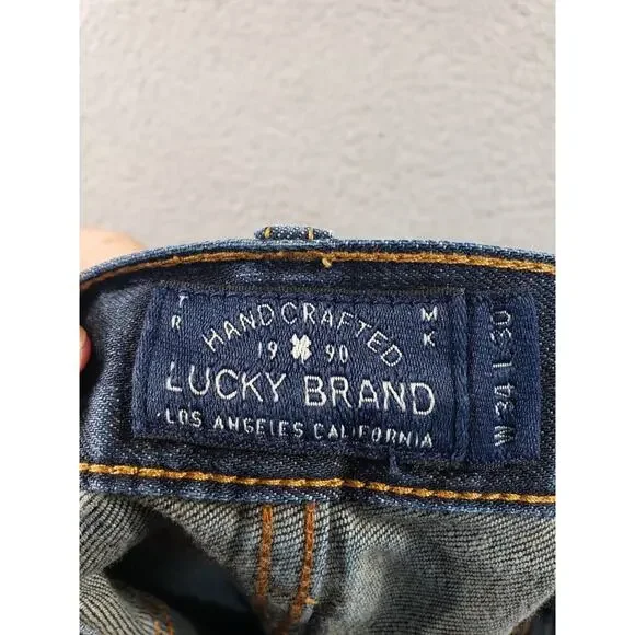 Lucky Brand Jeans Men's 34x30 Blue Denim 221 Original Straight Cotton Stretch - Picture 12 of 16